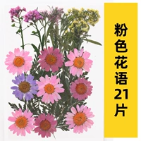 Сиреневый, розовый, 21 штук