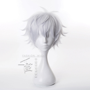 【千型】 咒术回战 五条悟 散发版 cos假发 银紫色短发