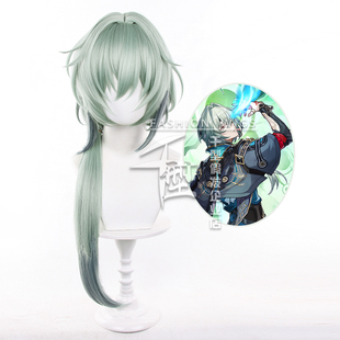 【千型】星穹铁道 那刻夏 cos假发 分层渐变头皮顶拖尾长发