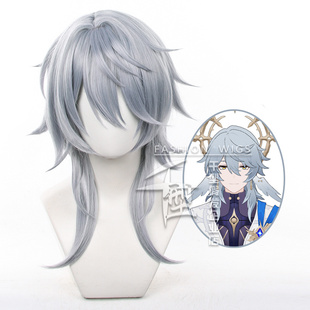 【千型】星穹铁道 星期日cos假发 仿真头皮顶拖尾短发