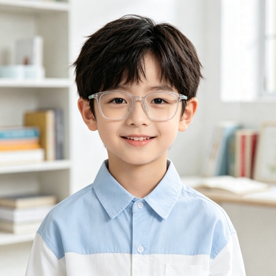 明月PMC超亮男女儿童近视眼镜