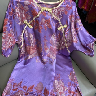 今昔丝语老软缎桑蚕丝新中式 链接 三彩十二彩直播间选款