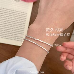【碎银几两】 VividEon 碎银子手链 S999纯银 纯手工可定制