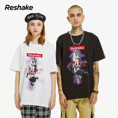 RESHAKE/后型格情侣T恤