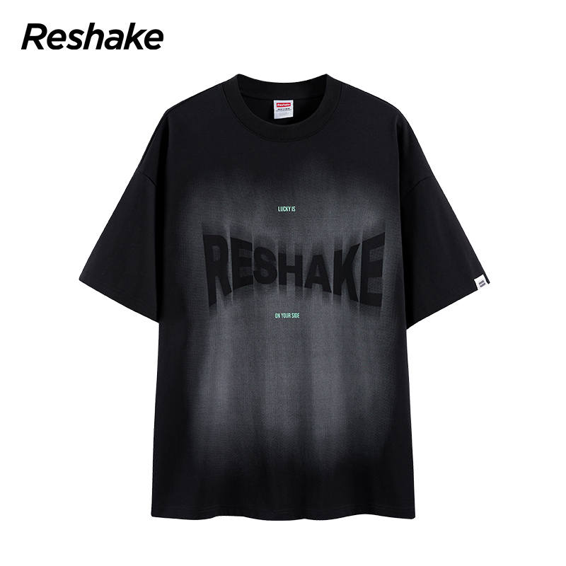 RESHAKE/后型格圆领T恤