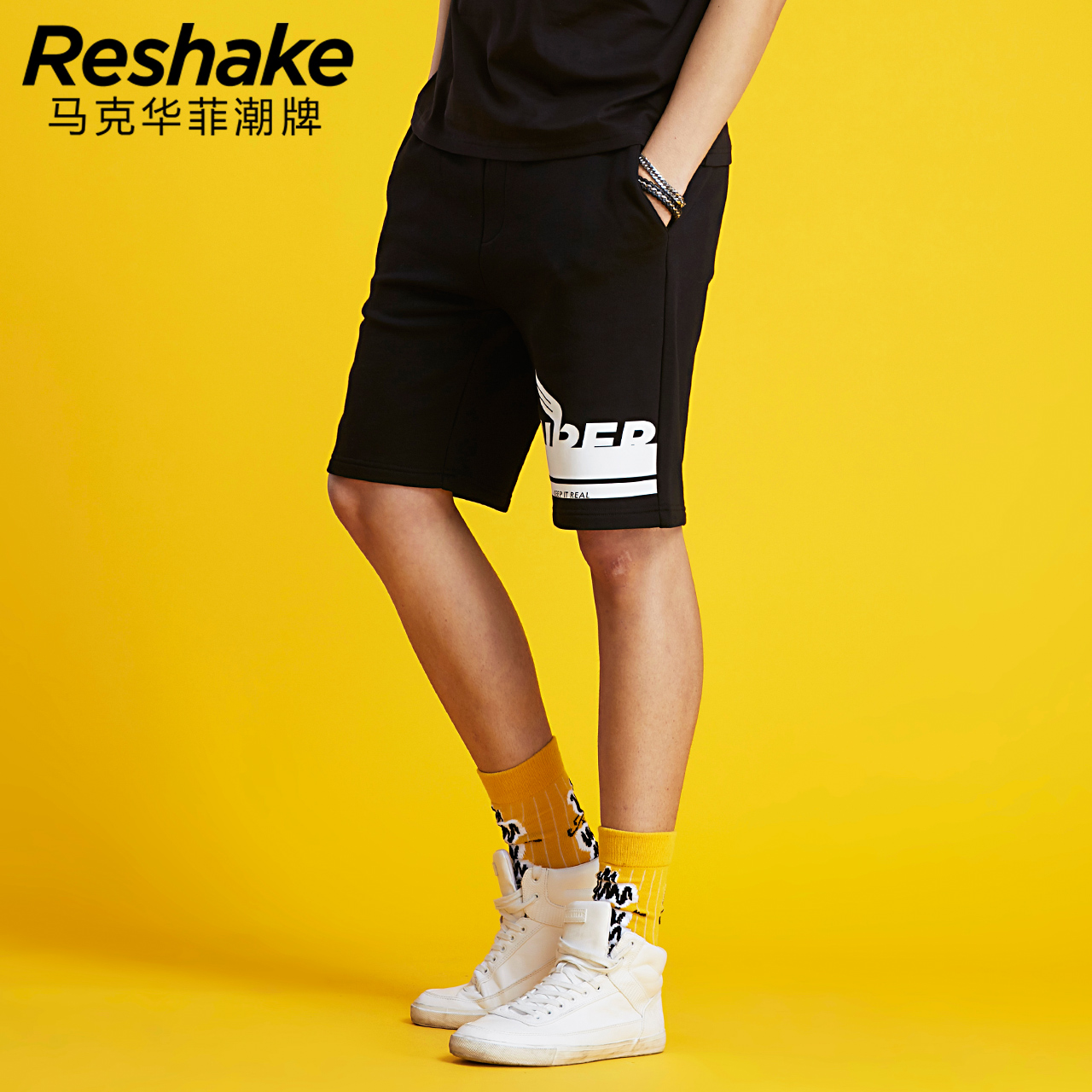 Reshake»ª·ÆÐ͸ñÏÄÐÂÆ·¼òÔ¼ÐÝÏÐÔ˶¯¶Ì¿ã½ÖÍ·³±ÅÆÉ̳¡Í¬¿î