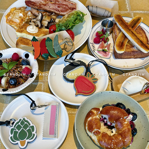 有趣零食蔬菜主题挂件