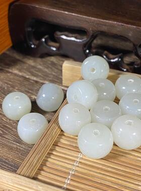 和田白玉籽料隔片散珠