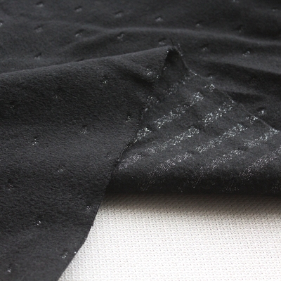 新品混纺羊毛布料色织银丝提花小点中厚秋冬大衣外套面料1米价