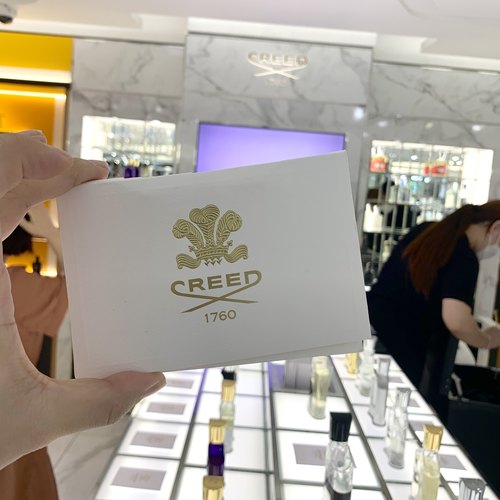 小炸刘耀文同款CREED信仰克雷德2ml银色山泉拿破仑之水男士小样