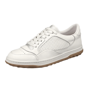 2026新款小白鞋男款高级感潮鞋夏季德训鞋透气板鞋真皮厚底休闲鞋