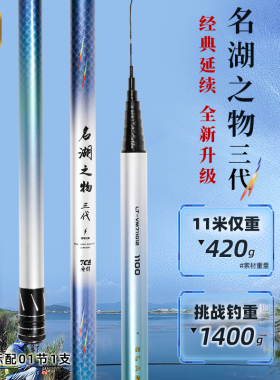 迪佳名湖之物二代名湖之物三代鲇竿打窝竿钓鱼竿传统钓手杆炮竿
