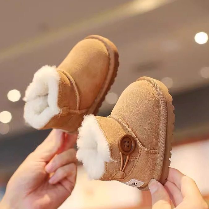婴儿雪地靴冬季加绒保暖幼儿鞋子软底学步鞋男女小童宝宝真皮棉鞋,童鞋/婴儿鞋/亲子鞋,雪地靴,淘宝优惠券,粉丝福利购,淘宝优惠卷