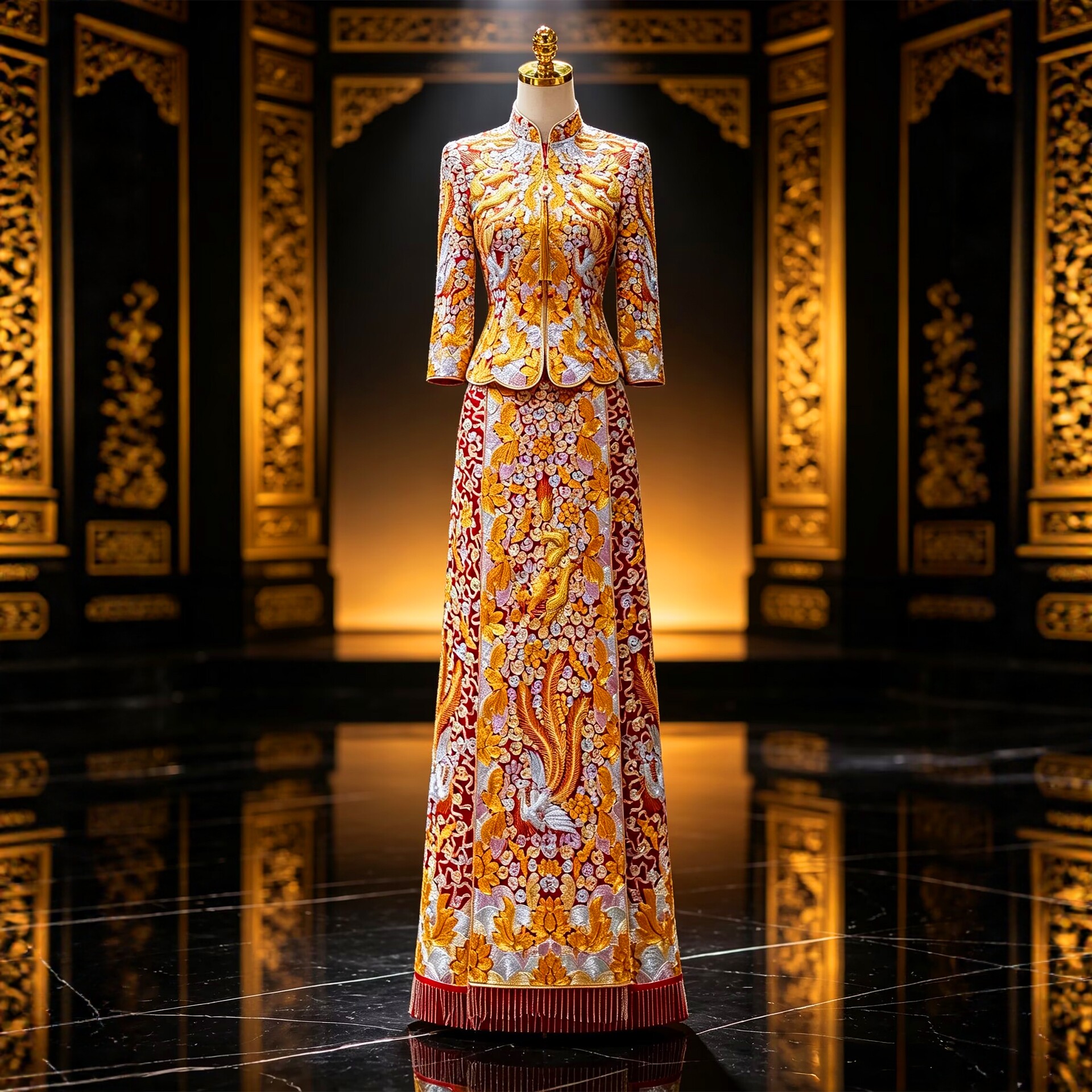 2026新款龙凤褂新娘婚服秀禾服图片