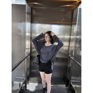 裸感无束缚 MOMENTHOME ROW风天丝羊毛慵懒轻柔防晒T恤 现货