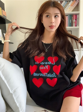 *捡漏一线*专柜*撤回剪标创意字母印花短袖T恤女夏纯棉宽松上衣