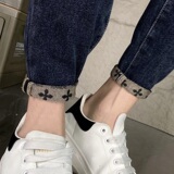 社会小伙@新款牛仔裤男韩版潮流轻奢微锥弹力YKK拉链NZK835-P65，男装牛仔裤，星座1207-1