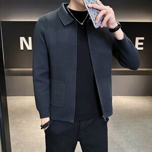 店主风 @针织开衫男 轻奢夹克 行政休闲外套主推KS32503-P75图片