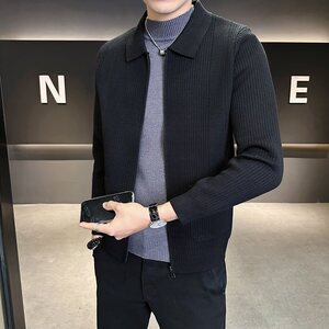 店主风 @针织开衫男 轻奢夹克 行政休闲外套主推KS32503-P75图片