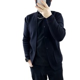 自拍@针织开衫男欧洲站精品外套轻奢网红款上衣KS128-P58，男装针织衫/毛衣，星座1207-1