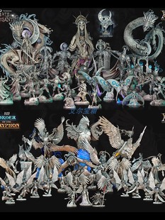 DND跑团 天界法庭 暗夜龙母 狮鹫骑士团 天使 龙与地下城桌游棋子