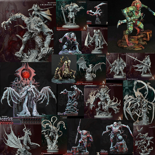 食肉王庭 墓穴食尸鬼 荒坟守卫 蝠狼 血族 吸血鬼 桌游 战棋棋子