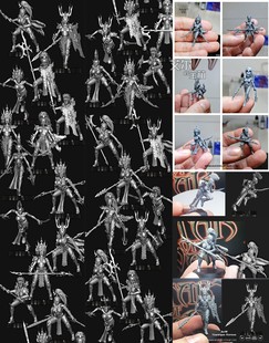 Z锤第三方中古卓尔艾达黑暗精灵毁灭吟唱虐杀戮姐妹女巫凯恩之女