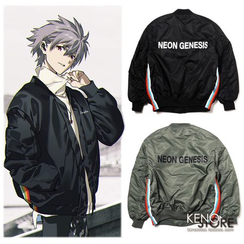 渚薰棒球服飞行员夹克