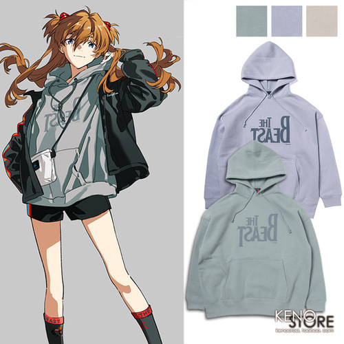 米山舞帽衫连帽卫衣明日香