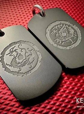 KASFLY凯撒EDC狗牌坠子吊坠