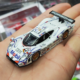 TH1/64保时捷911GT1 1998勒芒冠军车#26小比例收藏合金小汽车模型
