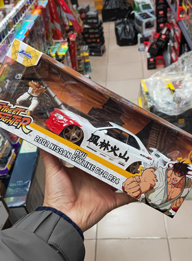 佳达1/24回到未来IIIB车雪佛兰1969克尔维特2002尼桑GT-R合金模型