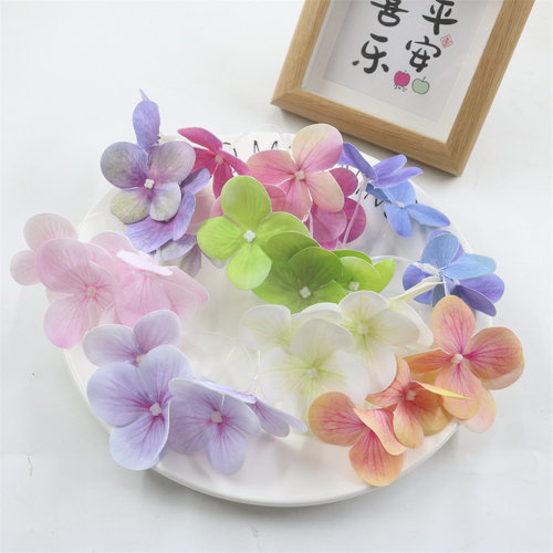 3D绣球花仿真花谷美痛包装饰