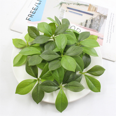 仿真栀子叶水果店装饰布置道具