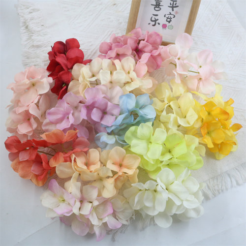 仿真绣球花diy头饰材料婚庆花墙