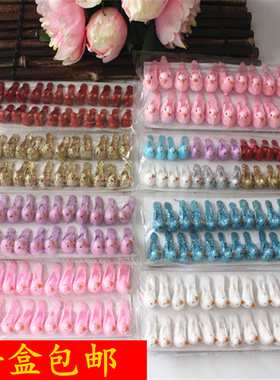 diy泡沫仿真装饰品小白鸽一盒价