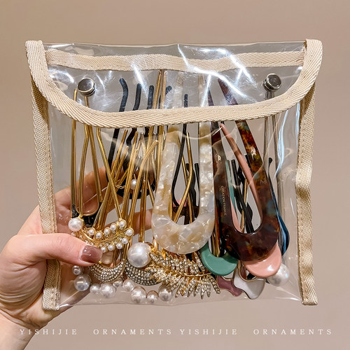 懒人盘发神器u型发簪女高级感新中式丸子头簪子发钗插梳发夹头饰