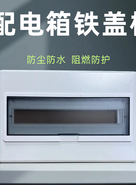 配电箱盖面板外壳盖子免打孔家用明装暗装开关盖空开电箱盖子pz30