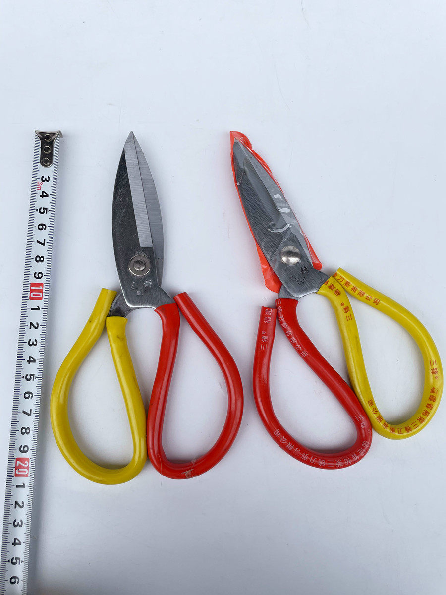 가위 대형 산업용 종이 절단 재단사 전기 기사 가정용 손톱 수공예품 학생 기숙사 가위 사무실 가죽