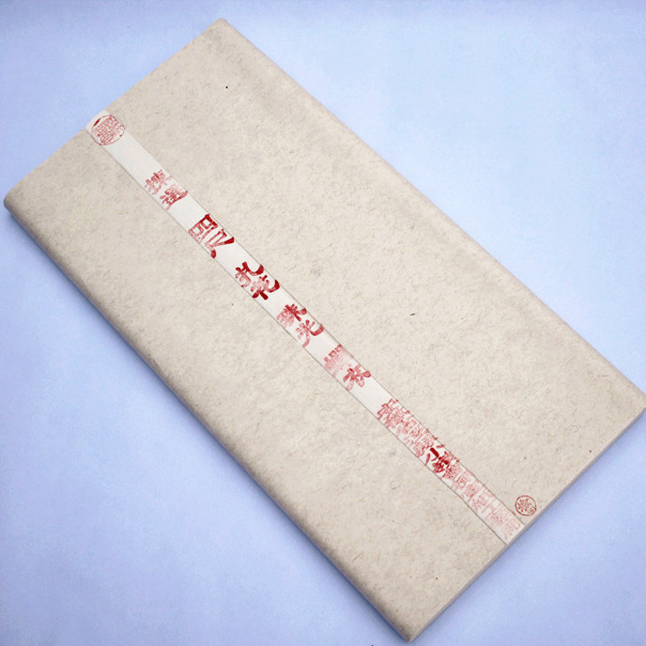 曹楠宣纸 四尺扎花珠光蝉衣 超薄型熟宣 手工宣纸 安徽泾县小岭