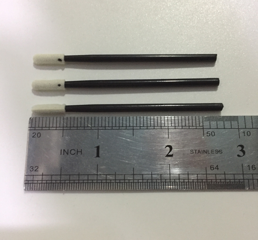 无尘棉签FS742G袋装灰杆净化擦拭棒单头海绵镜头清洁棉签500支/包