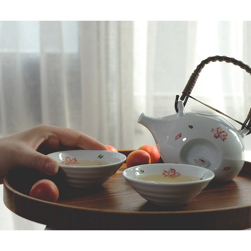 日本原装进口有田烧玉兔子清酒壶手作陶瓷酒具小酒杯套装