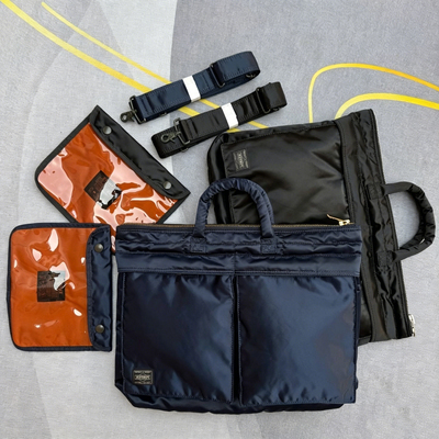 日本吉田PORTER TANKER同款短款潮流头盔手提通勤男女轻便斜挎包