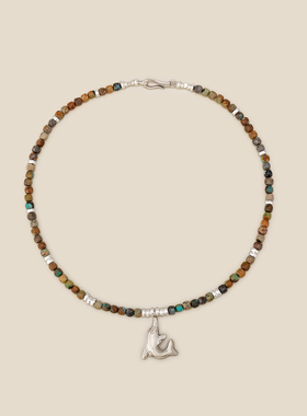 Fanciegarden 纯银海豚手工项链