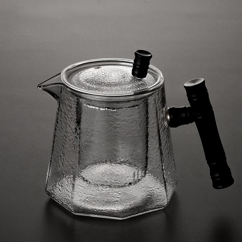 德国进口加厚玻璃茶壶耐高温侧把壶 煮茶器家用煮茶壶 烧水泡茶器