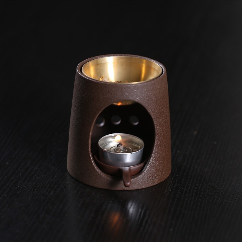 德国进口复古喷点蜡烛加热隔火熏香炉沉香奇楠碎勾丝乳香雪松扩香