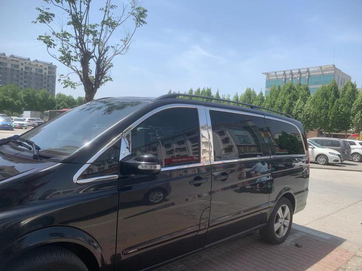 适用唯雅诺门窗亮条06-15老威霆VITO车窗饰条VIANO不锈钢玻璃压条