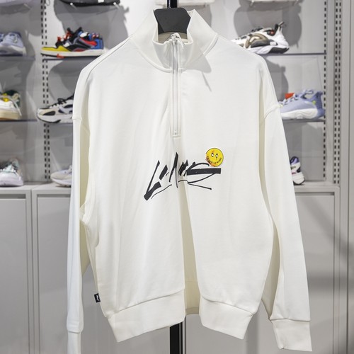 李宁男子立领宽松套头卫衣