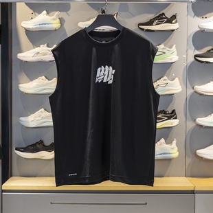 李宁背心男子2025新款反伍BADFIVE排湿速干宽松无袖T恤AVSV067