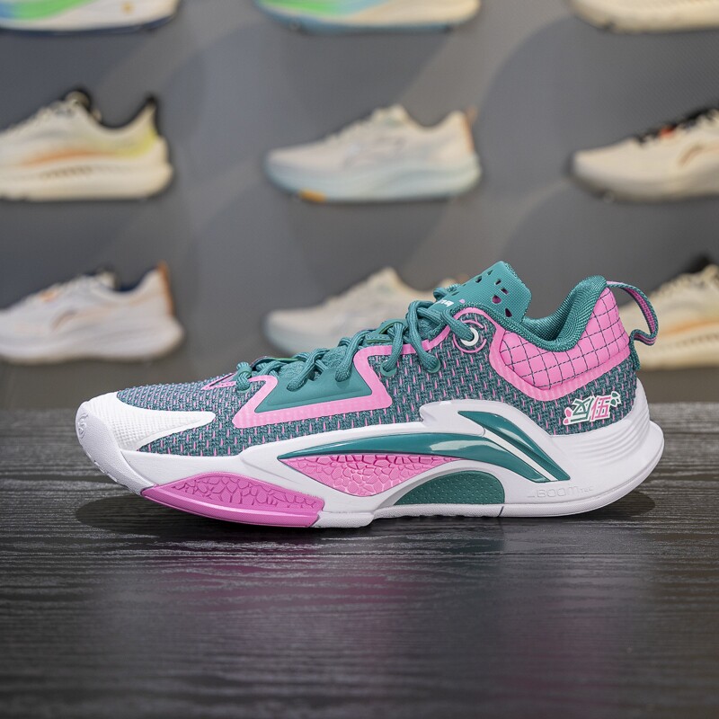 李宁2025秋季新品反伍追猎1男子反光轻量高回弹篮球外场鞋ABFV023